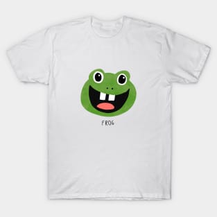 Frog face graphic art T-Shirt